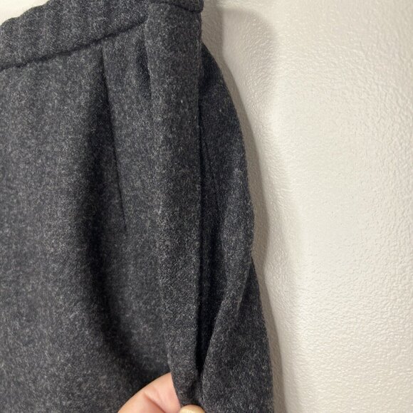 Vintage Pendleton Pencil Skirt Size 8 Petite Charcoal 100% Virgin Wool Lined - Picture 6 of 10